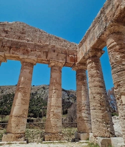 Tempio greco Segesta, Sicilia
