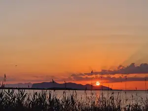 Sonnenuntergang Lo Stagnone, Sizilien