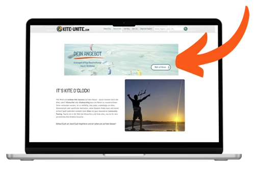 Bannerwerbung Startseite