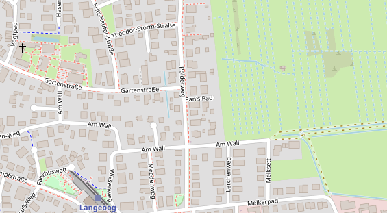 Kiteschule auf Satellitenbild