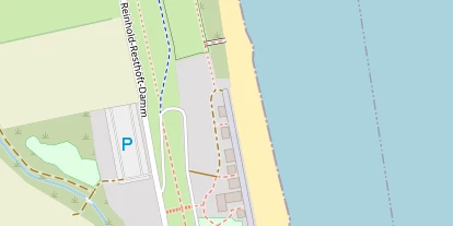 Kiteschule auf Satellitenbild