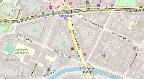 Kiteschule auf Satellitenbild
