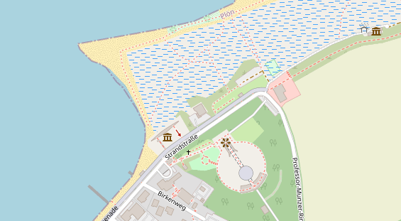 Kiteschule auf Satellitenbild