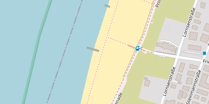 Kitespot auf Satellitenbild