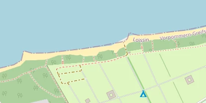 Kitespot auf Satellitenbild