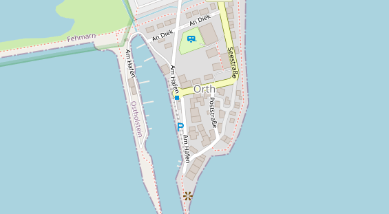 Kiteschule auf Satellitenbild