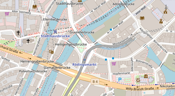 Kiteschule auf Satellitenbild