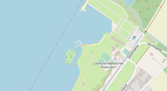 Kiteschule auf Satellitenbild