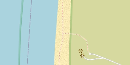 Kitespot auf Satellitenbild