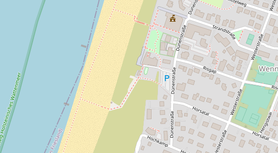 Kiteschule auf Satellitenbild