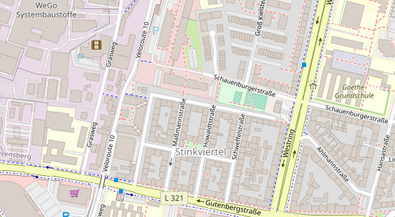 Kiteschule auf Satellitenbild