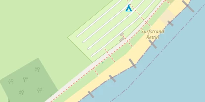 Kiteschule auf Satellitenbild