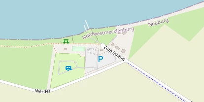 Kiteschule auf Satellitenbild
