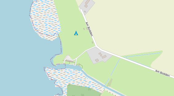 Kiteschule auf Satellitenbild