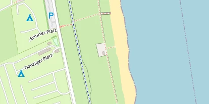 Kiteschule auf Satellitenbild