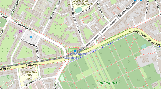 Kiteschule auf Satellitenbild