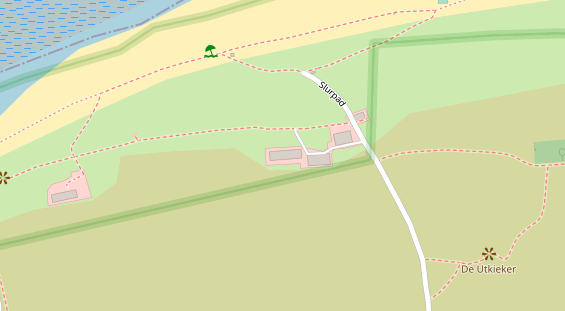 Kiteschule auf Satellitenbild