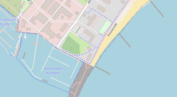 Kiteschule auf Satellitenbild