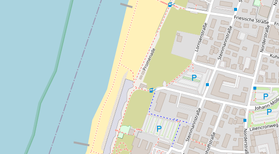 Kiteschule auf Satellitenbild