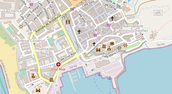 Kiteschule auf Satellitenbild