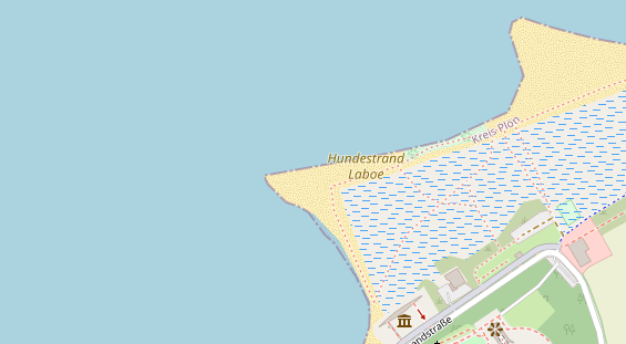 Kitespot auf Satellitenbild