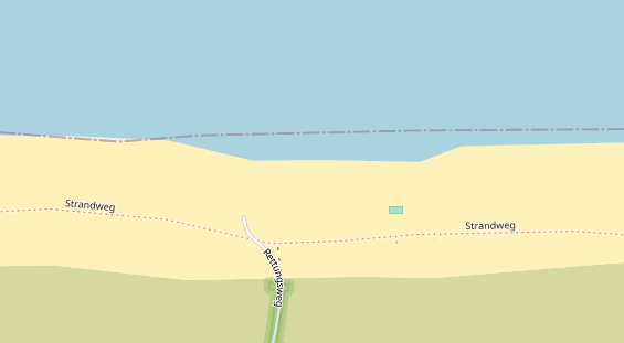 Kitespot auf Satellitenbild