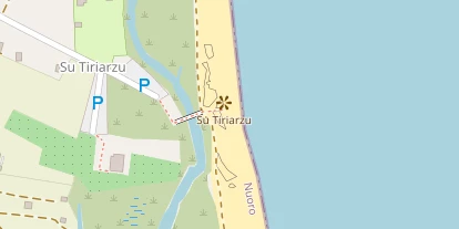 Kitespot auf Satellitenbild