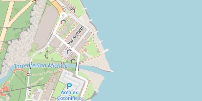 Kitespot auf Satellitenbild