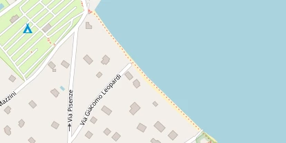 Kitespot auf Satellitenbild