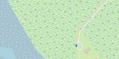Kitespot auf Satellitenbild