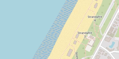 Kitespot auf Satellitenbild