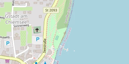 Kiteschule auf Satellitenbild