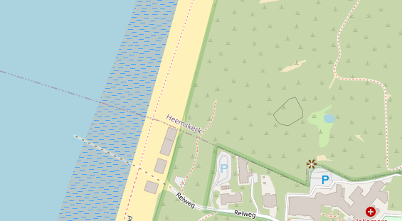 Kiteschule auf Satellitenbild