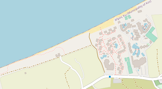 Kiteschule auf Satellitenbild