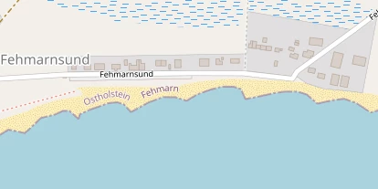 Kitespot auf Satellitenbild