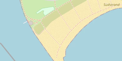 Kitespot auf Satellitenbild