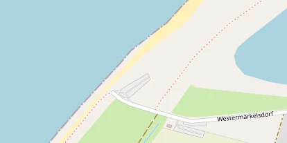 Kitespot auf Satellitenbild