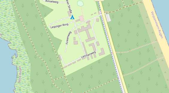 Kiteschule auf Satellitenbild