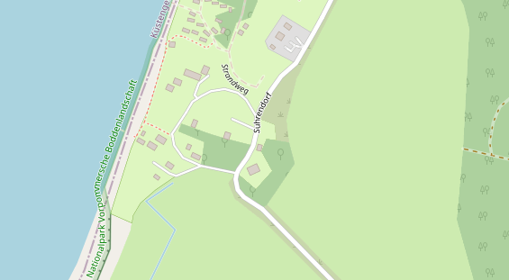 Kiteschule auf Satellitenbild