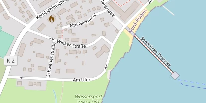 Kiteschule auf Satellitenbild