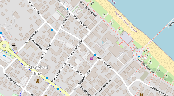 Kiteschule auf Satellitenbild