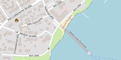 Kitespot auf Satellitenbild