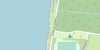 Kitespot auf Satellitenbild