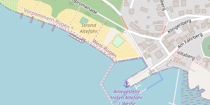 Kitespot auf Satellitenbild