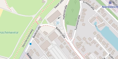 Kiteschule auf Satellitenbild