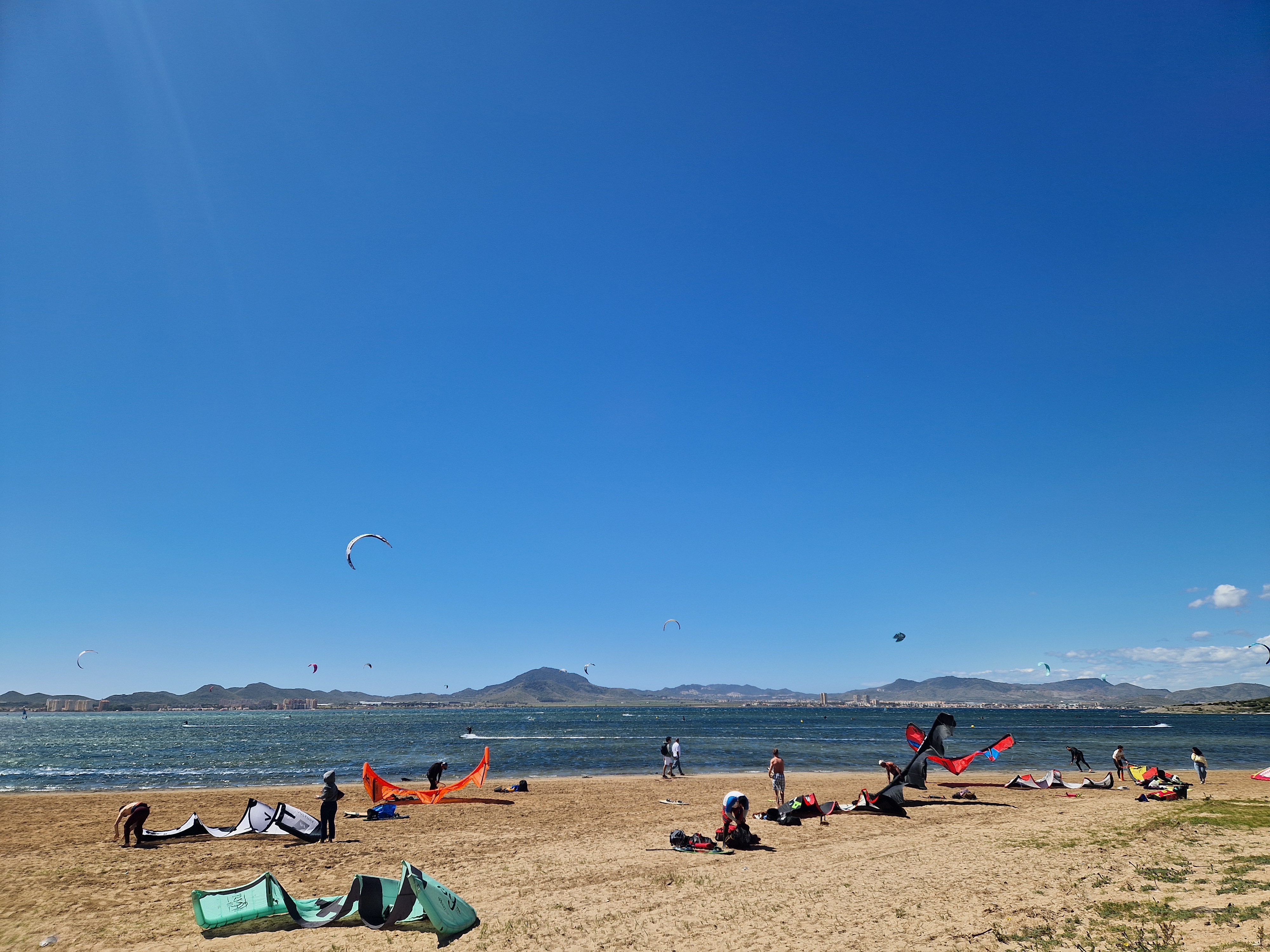 Kite school - La Manga, Isla del Ciervo