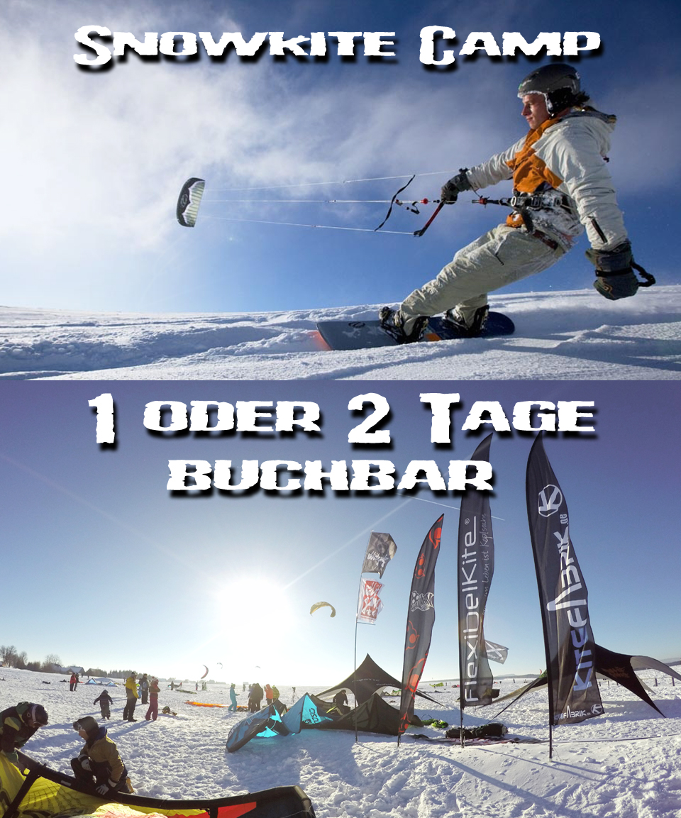 Kitesurf: Snowkite-Camps & Kite-Events im Winter - Kite Fly High - Community / Shop / Schule München