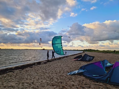 kite surfing: Kitespot Gold auf Fehmarn - Gold, Fehmarn