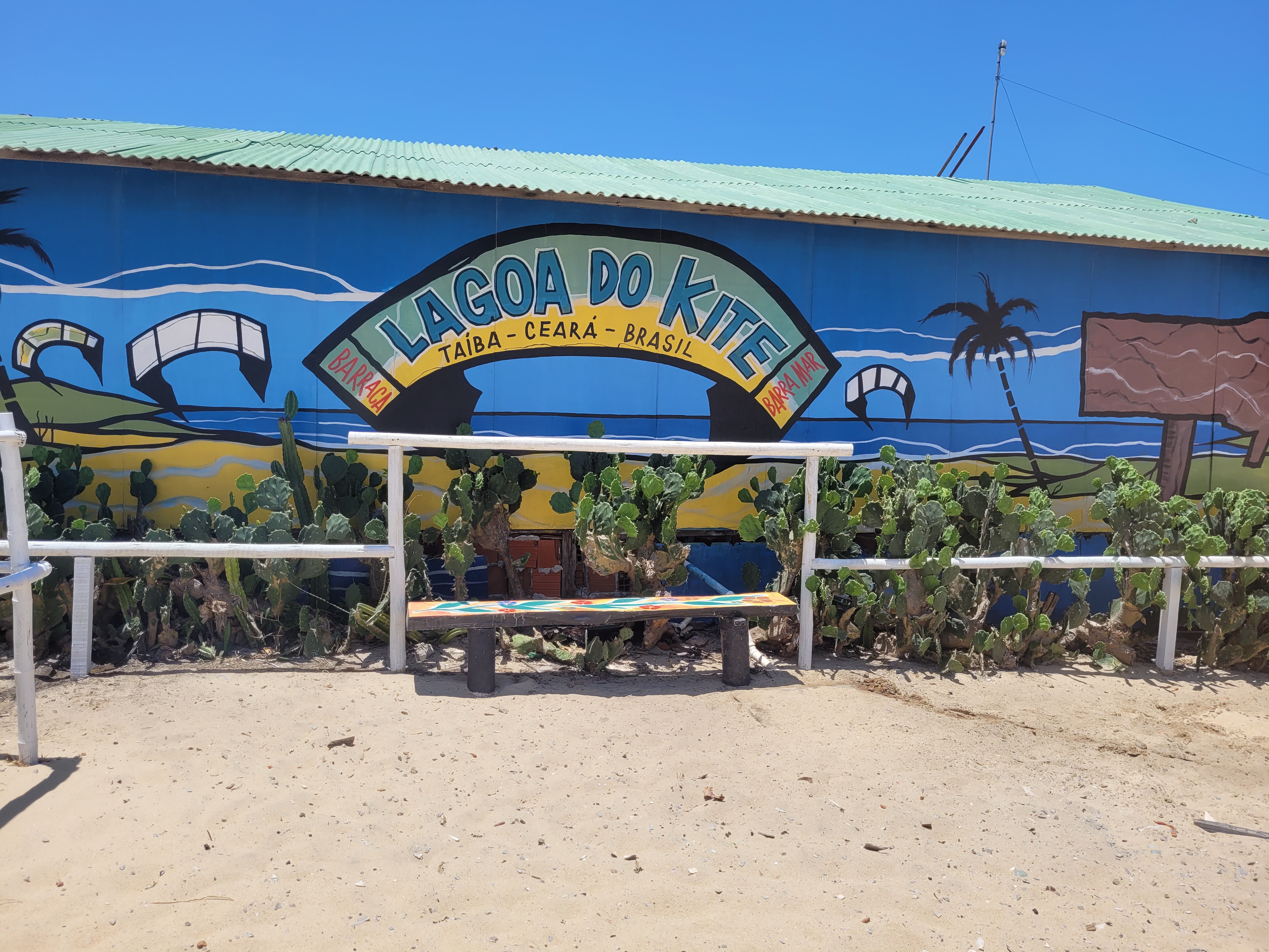 Kiteschule - Barraca Lagoa do Kite Taiba - Lagoa Taiba, Ceará , Brasilien